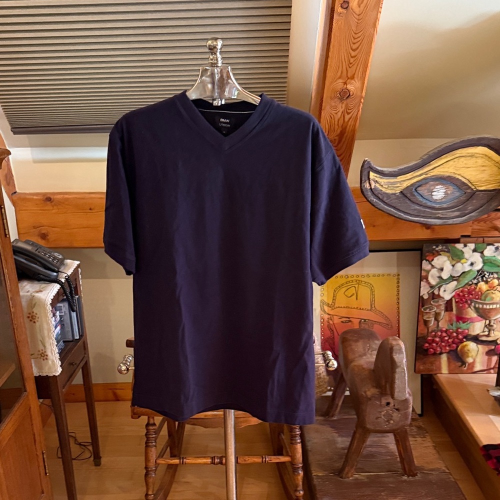 BMW Navy Blue Short Sleeve Tee Lifestyle